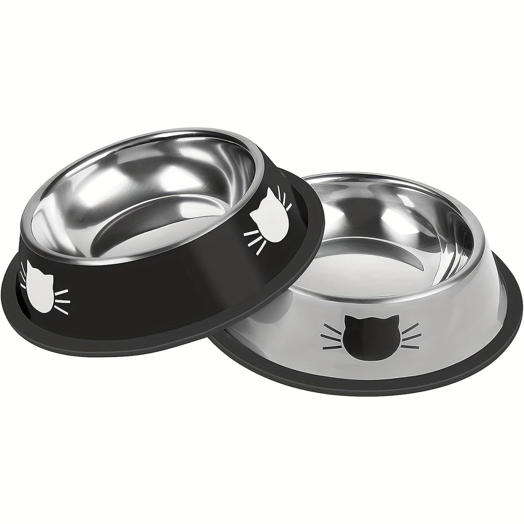 Steel Cat Food Bowl
