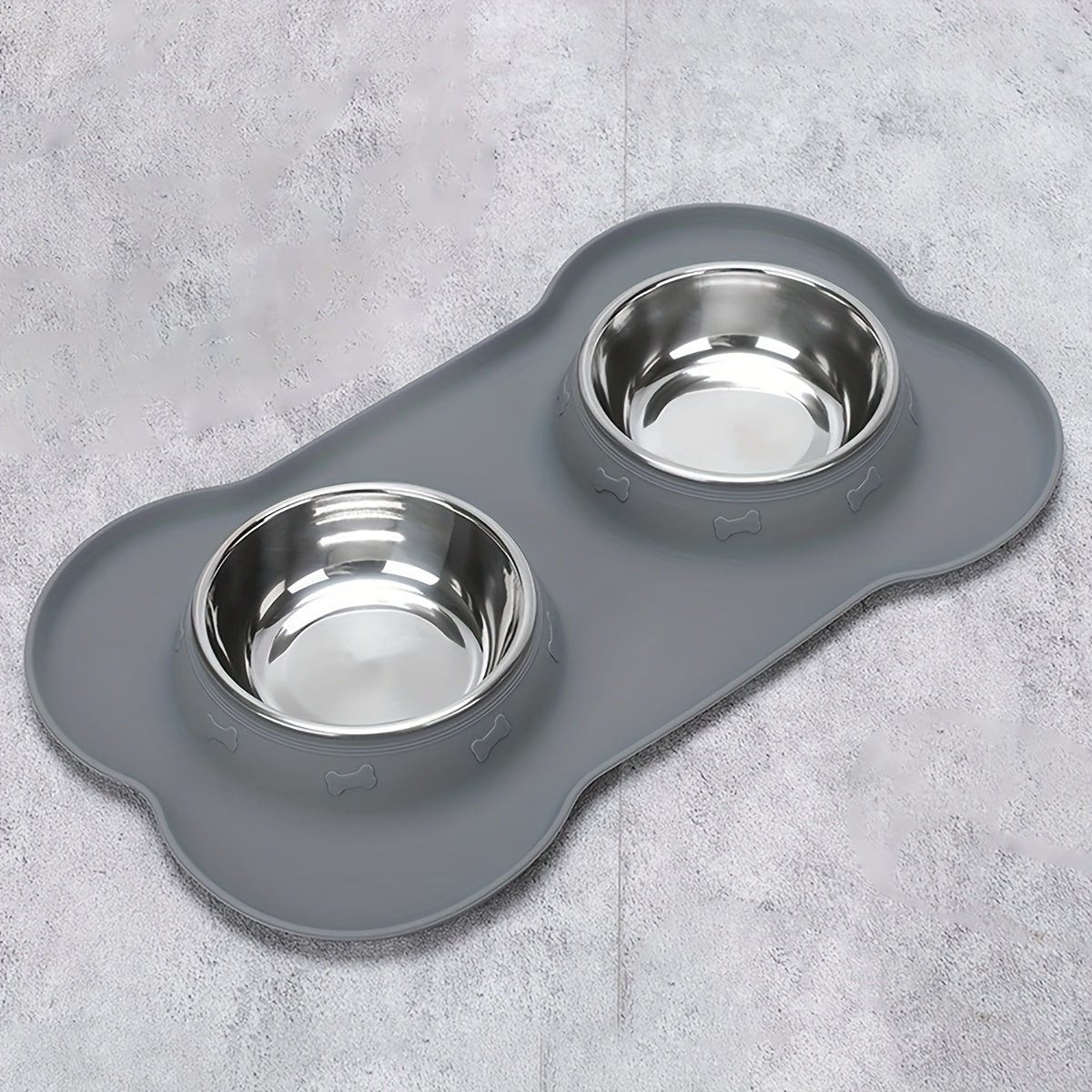 Double Dog Bowl In Solid Colors