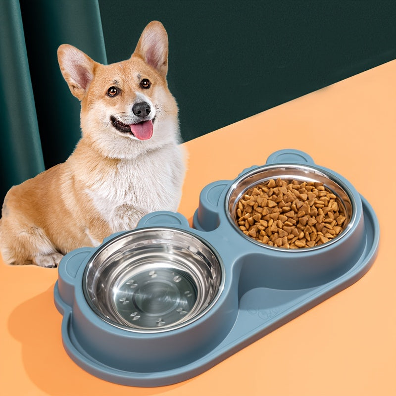 Double Food Bowl For Dogs