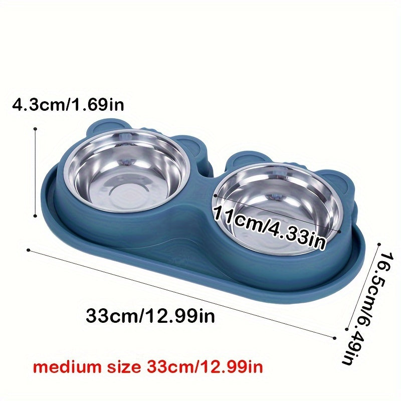 Double Food Bowl For Dogs