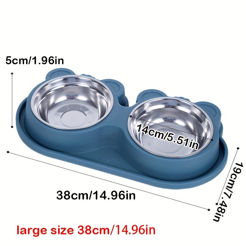 Double Food Bowl For Dogs